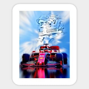 Charles Leclerc - Monaco Sticker